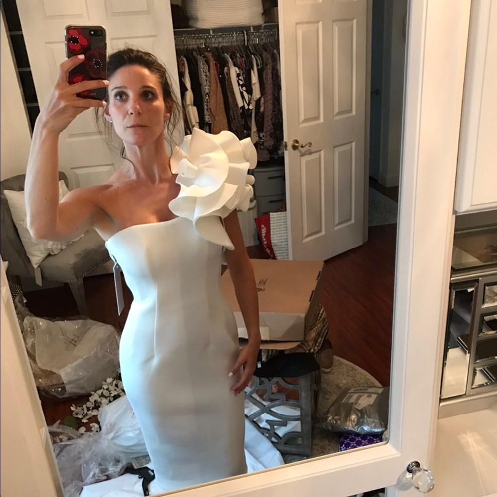 Jovani white dress size 0